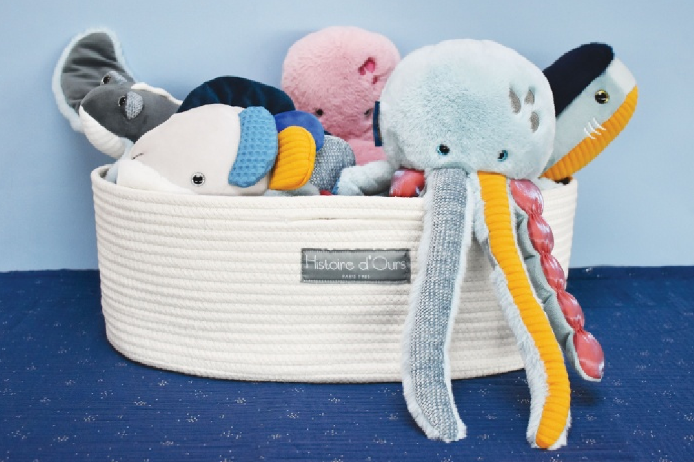 Peluche trésors marins