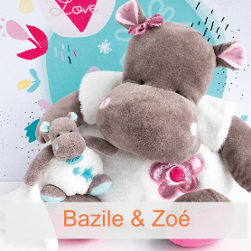 Baby Nat' Bazile Et Zoé - Attache Sucette Bazile 20 Cm à Prix
