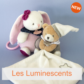 Doudou ours personnalisé Baby Nat, Les Lumilunes