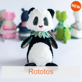 Peluche géante Rototos le panda - Les Déglingos – Deglingos