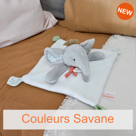 Doudou Plat Ours Collector et Compagnie - Taupe - 3 Couleurs au